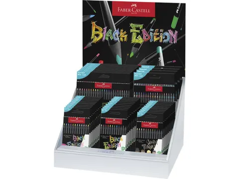 Kleurpotlood Faber-Castell Black Edition 44 sets in display