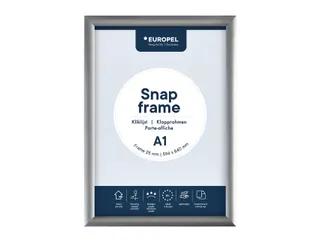 Europel Kliklijst Premium A1 25mm Zilver - 1