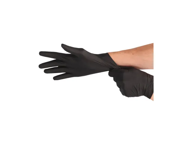 Gant jetable CMT nitrile soft L noir 100 pièces