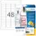 HERMA 8016 Transparant folie-etiket Glanzend A4 45,7x21,2mm 1200 stuks