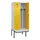 locker met bank,voor scheiding van kleding,HxBxD 2120x800x815mm,2vak