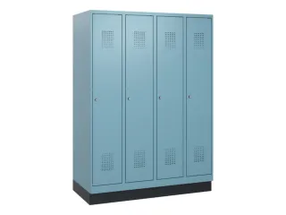 schoollocker,HxBxD 1630x1200x500mm,4vak,vak B 300mm,cil.-slot,sokkel - 2