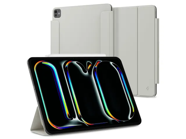 Spigen iPad Pro Hoes 13 Inch 2024 Air SkinFol Grijs