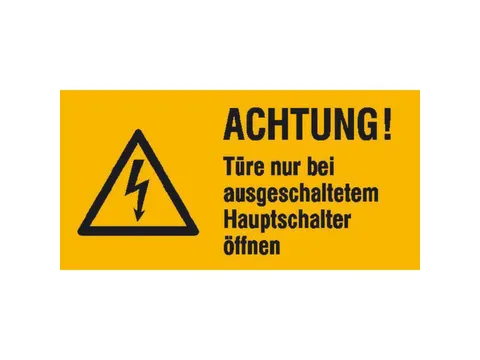 Waarschuwingsbord Met Aanvullend Bord,V. Binnen/Buiten