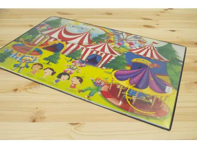 Bureauonderlegger Kangaro PP 38x58cm dessin Circus