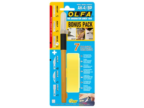 Precisiesnijmes Olfa AK-4 Pro blister à 1 stuk