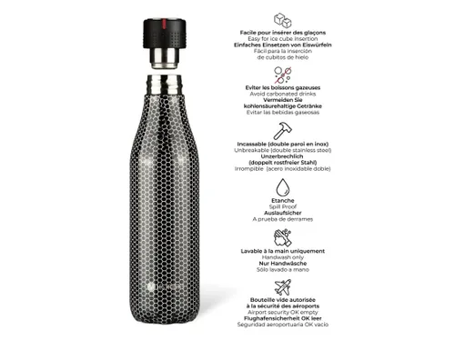 Thermosfles Les Artistes Paris 500ml Metal Texture