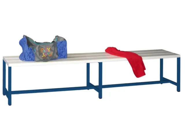 omkleedbank,HxLxD 430x2000x370mm,onderstel RAL5010