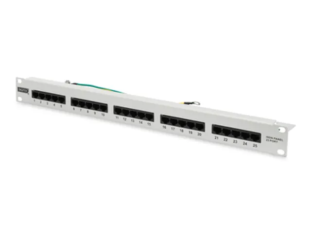 CAT 3 ISDN-patchpaneel, niet afgeschermd