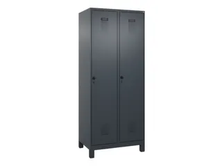 locker,HxBxD 1950x800x500mm,2vak,vak B 400mm,draaigrendel,voeten - 3