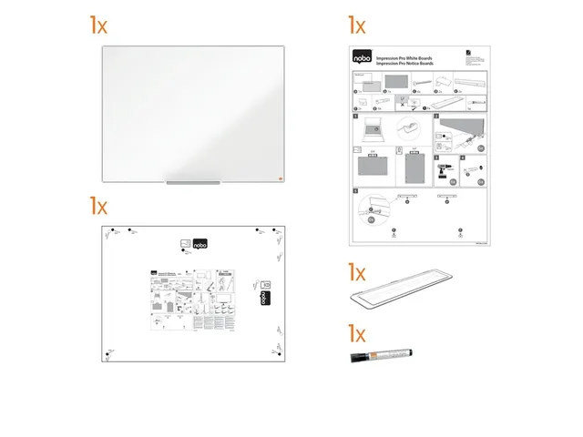 Whiteboard Nobo Impression Pro 45x60cm emaille
