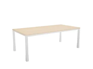 In hoogte verstelbaar bureau,HxBxD 720-840x2000x1000mm,NE-esdoorn - 3