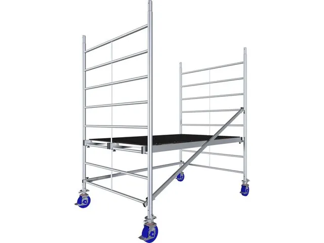 rolsteiger,werk H 2,9m,steiger H 2,35m,1platform(s),m. luik