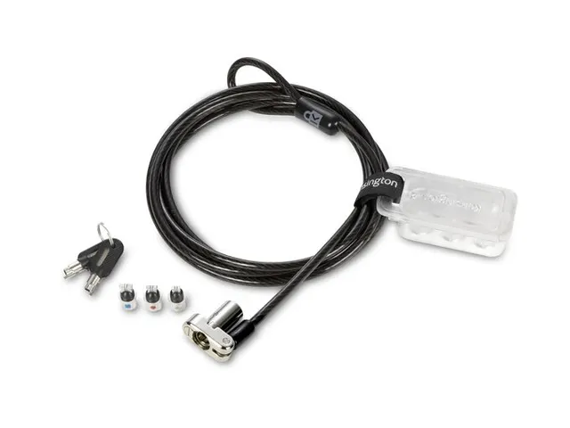 Kensington K62319M kabelslot Zwart Zilver 1.8 Meter