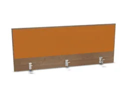 opzetpaneel,v. bureau,aanbouw achter,B 1400mm,NT-cherry,BN3005-geel