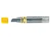 Potloodstift Pentel 2B 0.9mm zwart koker à 12 stuks