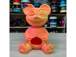 Azurefilm PLA Dual Neon 3D filament 1,75mm Geel - Roze 1kg - 4