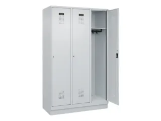 locker,HxBxD 1950x1200x500mm,3vak,vak B 400mm,cil.-slot,sokkel - 2