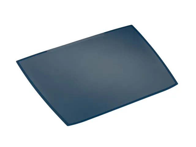 Schrijfonderlegger Artwork 590x470mm Met Transparante Cover PP Blauw