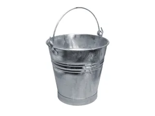 emmer,HxØ 350x360mm,20l,plaatstaal vuurverzinkt,m. voet van bandijzer - 1