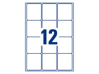 Adresetiket Avery QuickPeel L7164-100 63.5x72mm Wit 1200 stuks - 2