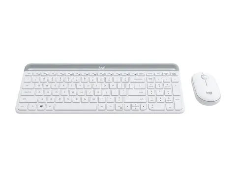 Logitech MK470 Draadloos Toetsenbord Qwerty Us + Muis Wit