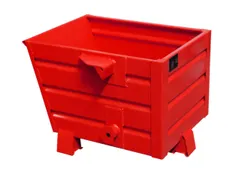 Kiepbak 600x600x800mm 0.30m³ 50kg Draagverm. 500kg Ral3000