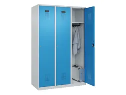 locker,HxBxD 1850x1200x500mm,3vak,vak B 400mm,cil.-slot