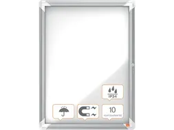 Vitrine buitenvitrine voor 4 x A4 69,2 x 53,2 x 4,5