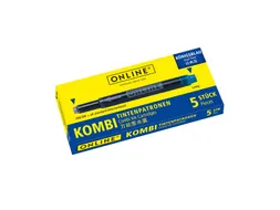 Online Vulpen Inktpatroon Kombi blauw doos à 5 stuks