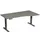 In hoogte verstelbaar bureau in vrije vorm,HxBxD 630-1280x1800x1000mm