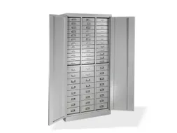 ladekast HxBxD 1790x800x410mm 60laden cilinderslot RAL7035