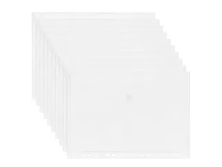 Enveloptas Velcro Sluiting A4 Geperforeerd 11-gaats Wit 10 Stuks - 3