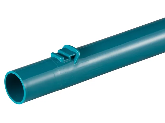 Zuigbuis met klikvergrendeling 48cm 32mm Blauw