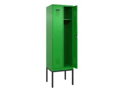locker,HxBxD 2120x600x500mm,2vak,vak B 300mm,cil.-slot,voetonderstel