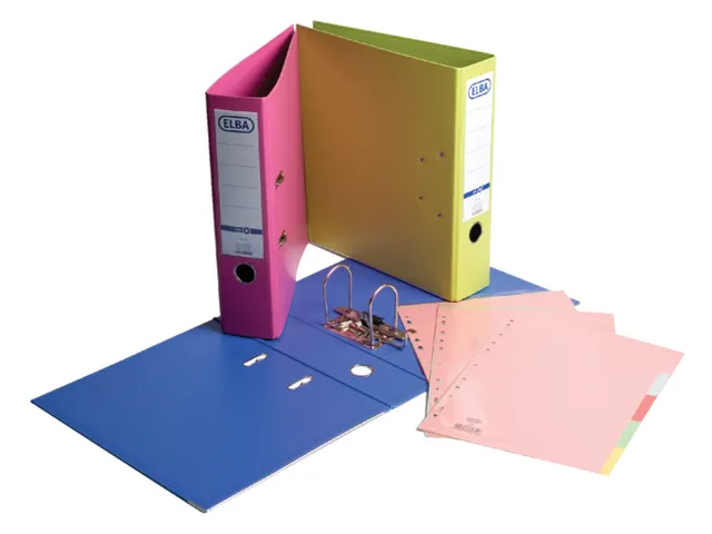 Ordner Elba Smart Pro+ A4 80mm PP roze