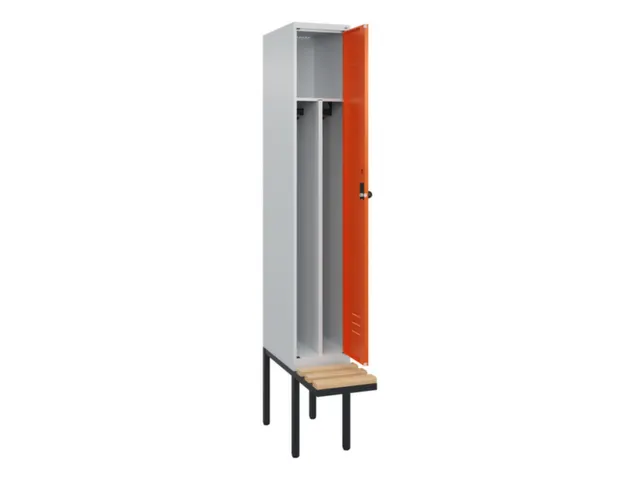 locker voor scheiding van kleding,HxBxD 2120x300x815mm,1vak