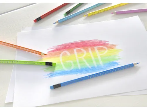 kleurpotlood GRIP 2001 uitgumbaar etui à 10 stuks