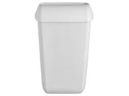 Afvalbak Quartzline open inworp 23 liter wit 441402