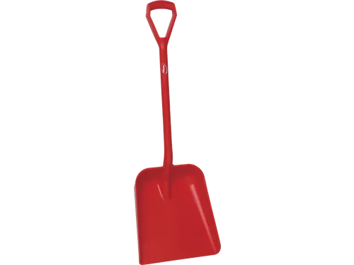 Hygiene 5623-4 Lichtgewicht Schop D-Greep Groot Blad Rood