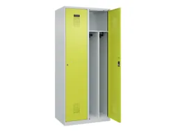 locker voor scheiding van kleding,HxBxD 1850x800x500mm,2vak