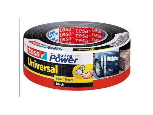 Plakband Tesa 50mmx50m extra Power zwart