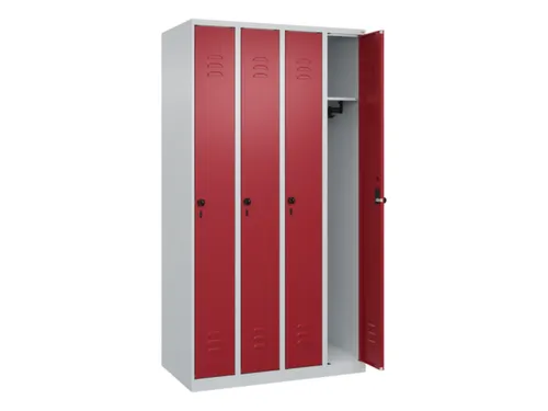 locker,HxBxD 1850x1000x500mm,4vak,vak B 250mm,draaigrendel