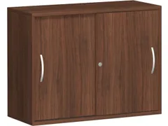 schuifdeurkast,HxBxD 770x1000x430mm,decor romp noten,decor front noten