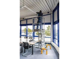 werkbordes,verrijdbaar,werk H 3m,platform H 1m,BxD 600x860mm - 3