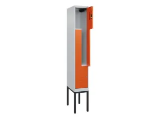 Z-garderobekast,HxBxD 2120x300x500mm,vak B 150/300mm,cil.-slot - 2
