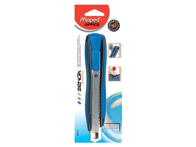 Maped cutter Zenoa Sensitiv mes van 18mm