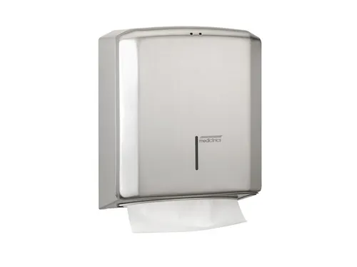 Handdoekdispenser Rvs C-vouw Z-vouw