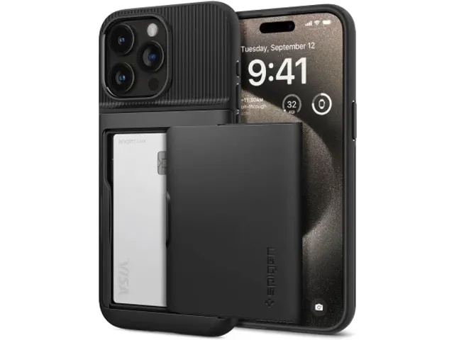 Spigen Slim Armor CS Apple iPhone 15 Pro Max Hoesje Zwart
