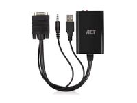 Vga Naar Hdmi-converter Met Audio - Voeding Via Usb